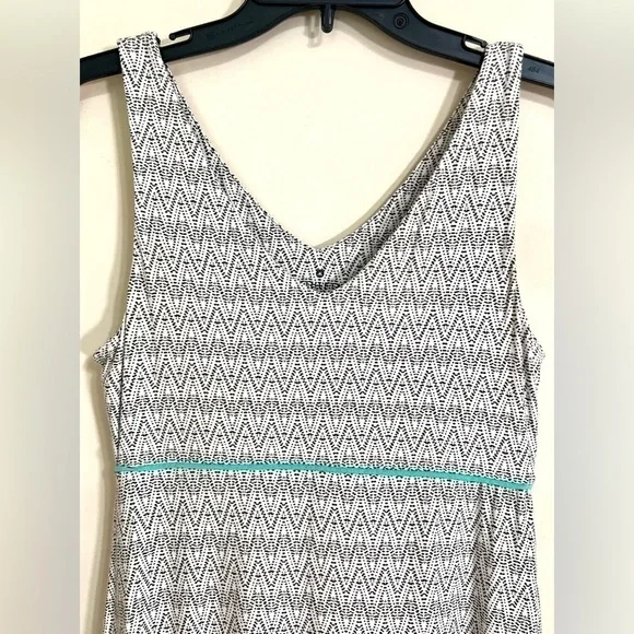 ATHLETA Women’s Santorini Ombré Boho Geometric Sleeveless Tank Dress Size‎ Small - Picture 2 of 14
